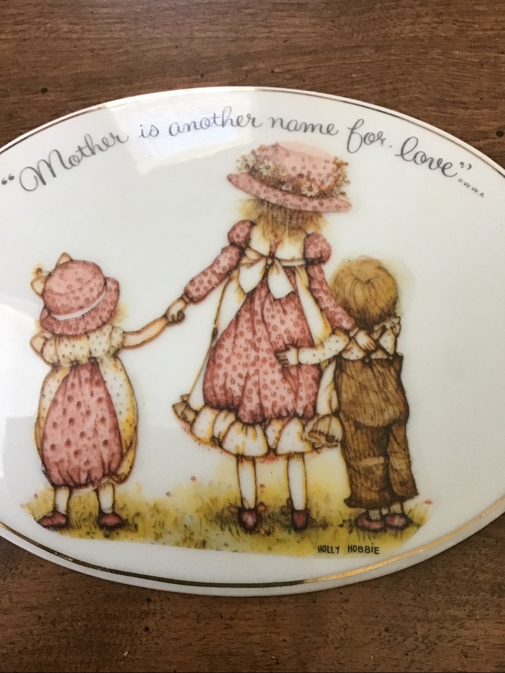 Holly Hobbie porcelain plaque - Picture 3 of 12
